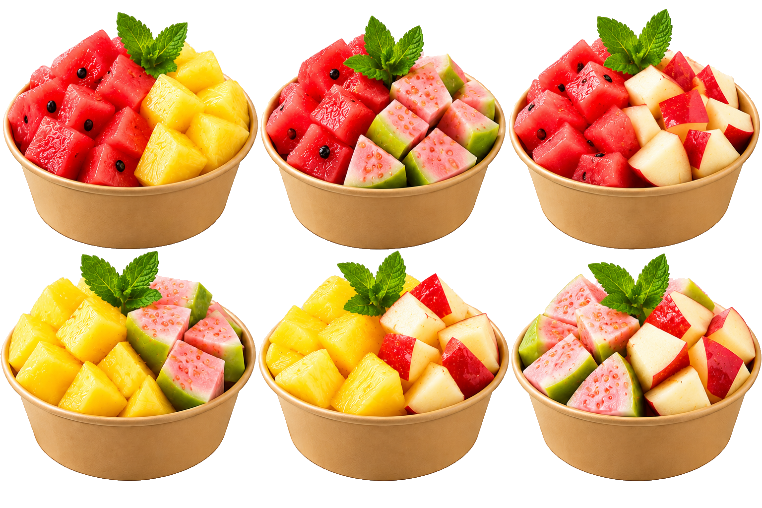 Mixed fruit bowls
